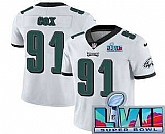 Men & Women & Youth Philadelphia Eagles #91 Fletcher Cox Limited White Super Bowl LVII Vapor Jersey,baseball caps,new era cap wholesale,wholesale hats
